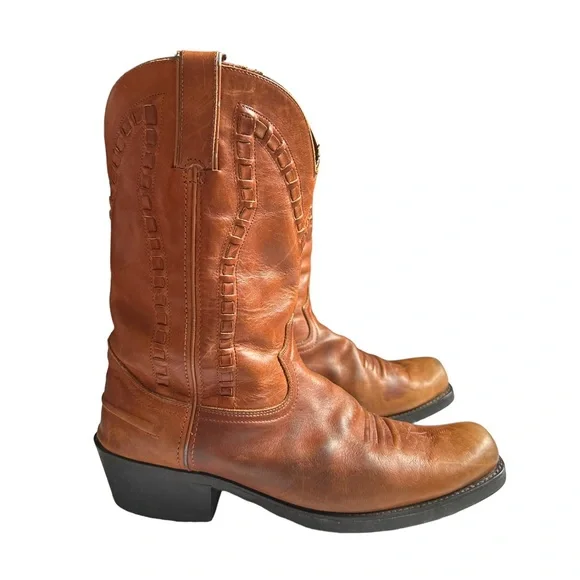 Women’s Durango Brown Cowboy Boots Leather SIZE 10EE - Picture 7 of 13